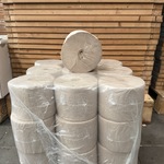 Ca. 1296x Toiletpapier Coreless 1 laags recycled tissue 1400 vel